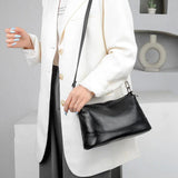 Women's Leather Shoulder Messenger Bag Tote Bag