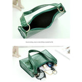 Crocodile Pattern Totes Shoulder Bag for Women