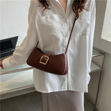 Women Shoulder Crossbody Bag Adjustable Hobos Top-handle Bags Solid Shopper Bag