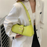 Women Shoulder Crossbody Bag Adjustable Hobos Top-handle Bags Solid Shopper Bag