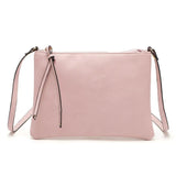 Vintage Slim Thin Women Leather Messenger Bag