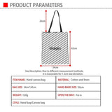 Floral 3D Printing Student Book Bag Canvas Shoulder Pocket Ladies Grocery Bag