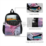 Pink Parrot Galah Cockatoo Hiking Backpack