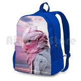 Pink Parrot Galah Cockatoo Hiking Backpack