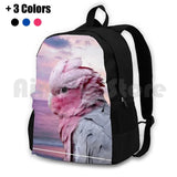 Pink Parrot Galah Cockatoo Hiking Backpack
