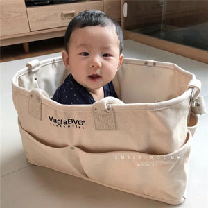 Canvas Tote Bag High-Capacity Shoulder Handbag Girls Small Fresh