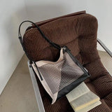 Nylon Geometric Square Tote Bag Shoulder Bags Handbags