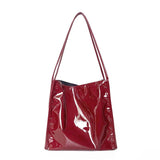 Solid Women Casual Tote HandbagsLarge Capacity Retro Female Shopping Bag