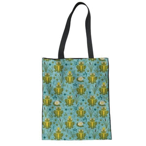 Floral Paint Canvas Pouch Women Handbag Girl Shoulder Bag