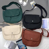 Vintage Canvas Shoulder Bag