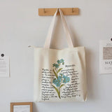 Women's Canvas Shoulder Shopper Bag Casual Large Tote Book Bags