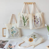 Women's Canvas Shoulder Shopper Bag Casual Large Tote Book Bags