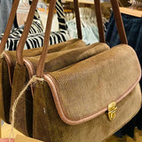 Vintage Canvas Hobos Bag Soft Nylon Handbag Women Small Shoulder Purse