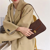 Vintage Canvas Hobos Bag Soft Nylon Handbag Women Small Shoulder Purse
