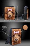 3D Puppy Pug Dog Mini Crossbody Bag for Kids Women