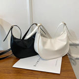 Vintage Leather Crossbody Bag Women Shoulder Handbag