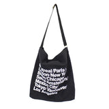 Hot Female Canvas Shoulder Bag Casual Messenger Denim Bag