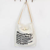 Hot Female Canvas Shoulder Bag Casual Messenger Denim Bag
