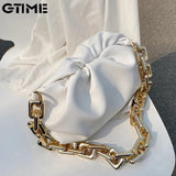 Soft Leather Pleated Tote Bag for Women