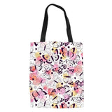 Colorful Butterflies Print Tote Bags for Women