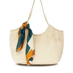 Beach Net Bag Ladies Handbag Shoulder Bag Canvas Bag