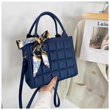 Single Strap Women Handbags PU Leather Shoulder Handbag Soft Solid C