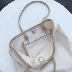 Women Canvas Totes Shoulder Bag Casual Handbags Large Capacity