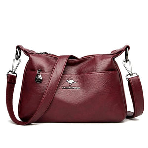 Soft Leather Women Handbags Shoulder Crossbody Bags Casual Tote