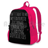 Fictional Character Outdoor Hiking Backpack Climbing Sports Bag