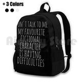 Fictional Character Outdoor Hiking Backpack Climbing Sports Bag