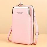 Mini Matte Leather Small Crossbody Bag Women Shoulder Messenger Clutch Purse