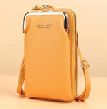 Mini Matte Leather Small Crossbody Bag Women Shoulder Messenger Clutch Purse