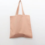 Women Solid Eco Canvas Shoulder Bag Reusable Large Handbag