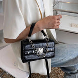 Metal Punk Biker Style Shoulder Bag Women Handbags