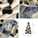 Furry Heart Plush Vest Shoulder Bag for Women