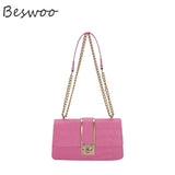 Autumn Stone Prints Women's Bag Chain Square Handbags Messenger Bags