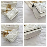 Casual PU Leather Underarm Chain Shoulder Bags Handbags
