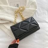Casual PU Leather Underarm Chain Shoulder Bags Handbags