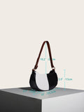 PU Leather Women's Shoulder Bag Patchwork Handbag Female Shopper Bag