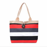 Women Corduroy Tote Bag Foldable Reusable Shopping Handbag
