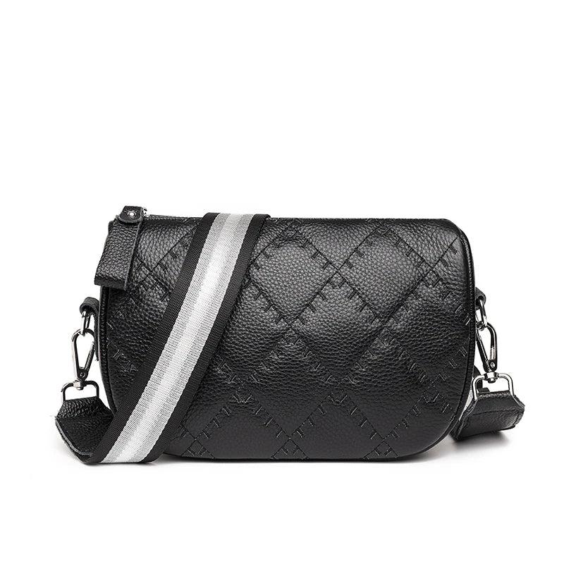 Natural Cowskin Female Shoulder Crossbody Tote Bags for Women