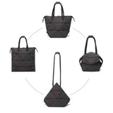 Geometric Crossbody Bag Holographic Chain Shoulder Clutch