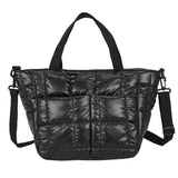 Soft Fluffy Down Handbag Women Waterproof Crossbody Bag Winter Totes