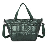 Soft Fluffy Down Handbag Women Waterproof Crossbody Bag Winter Totes