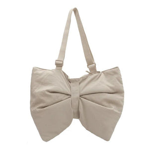 Sweet Bow Women's Bowknot Messenger Bag Teenager Girls Class Book Shoulder Bag