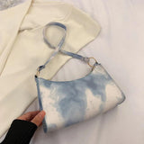 Colorful Women's Shoulder Bag Casual Pu Leather Underarm Bags