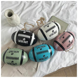 Women Chain Messenger Bag Rugby Shape Mini Totes Shoulder Bag