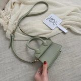 PU Leather Mini Crossbody Bag for Women Shoulder Messenger Small Phone Purses