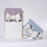 DIY PU Leather Bag Bow Bottom Base Drawstring Handbag Parts