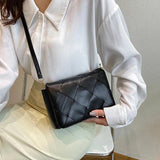 Women Lady Cross Body Woven Single Shoulder Strap Bag